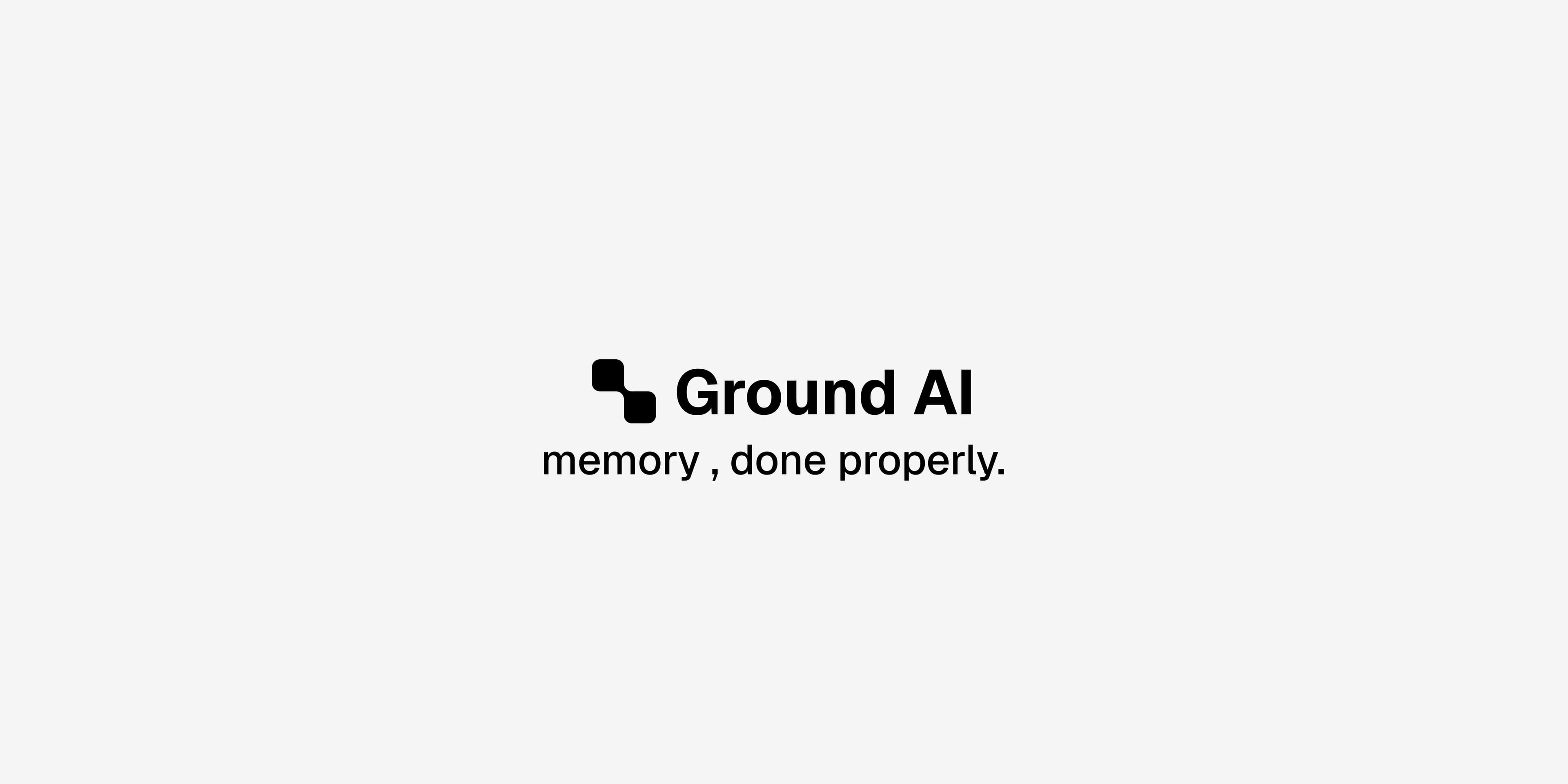Ground memory infrastructure illustration